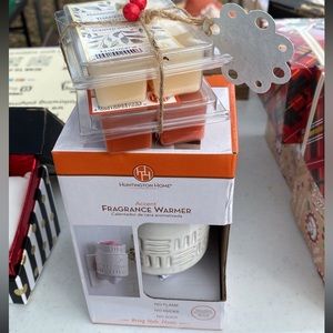 3pc Home Fragrance Set, 1 wax warmer & 2pk wax melts